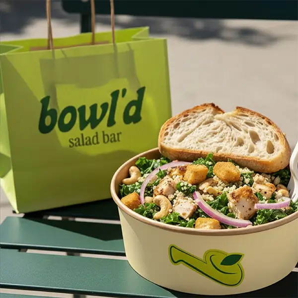 Designed salad bowls